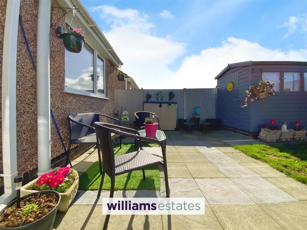 rear patio
