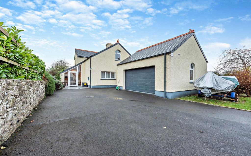 Courtyard and Garage