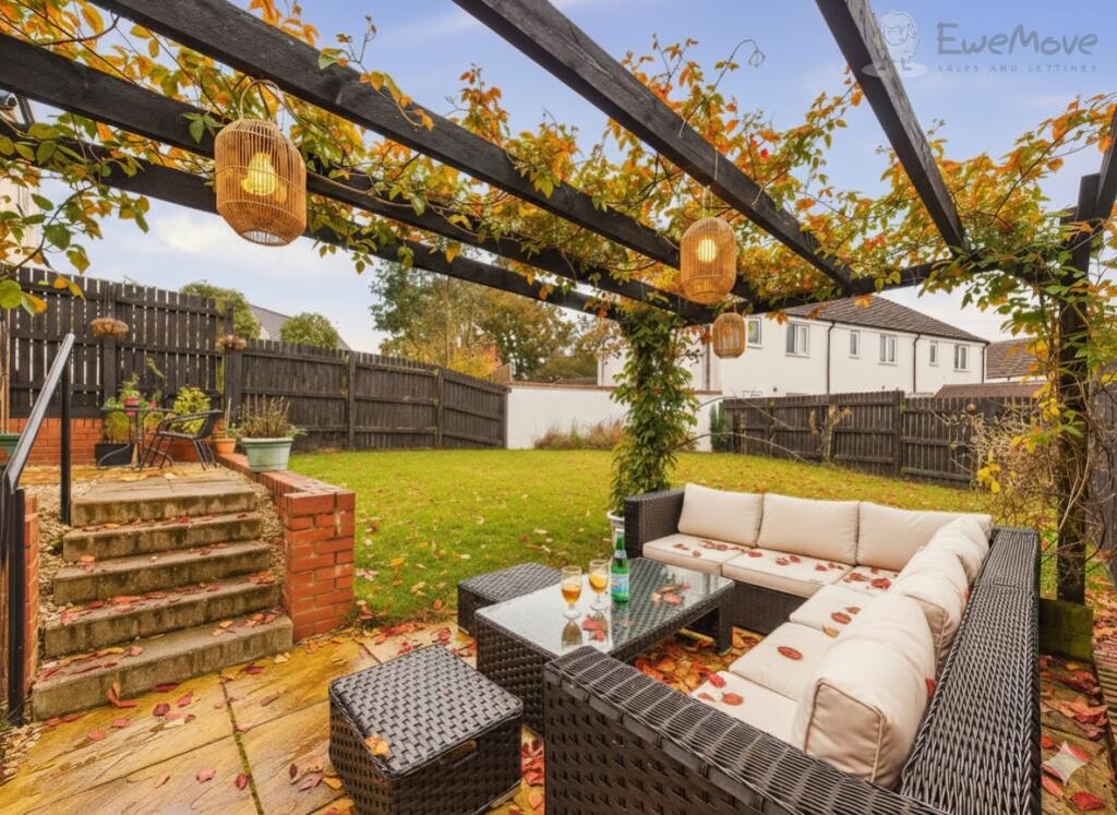 GARDEN SEATING AREA -  AI DRESSED IMAGE