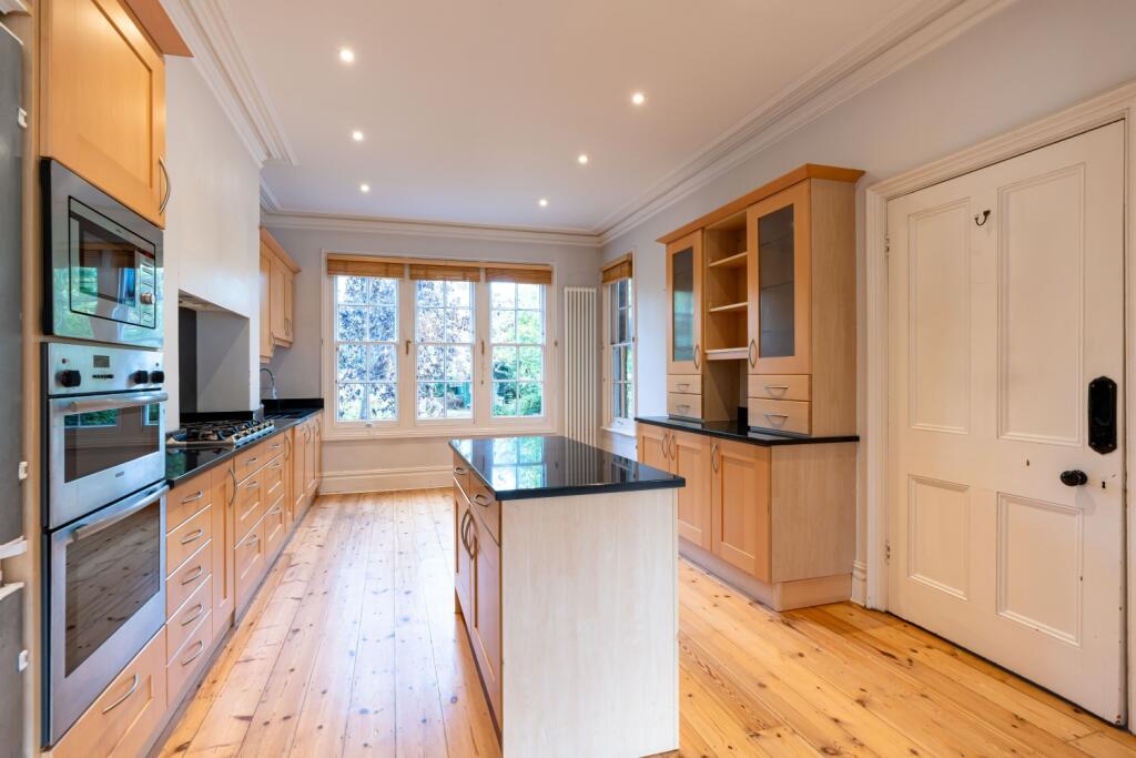 Kitchen dining and living rea 