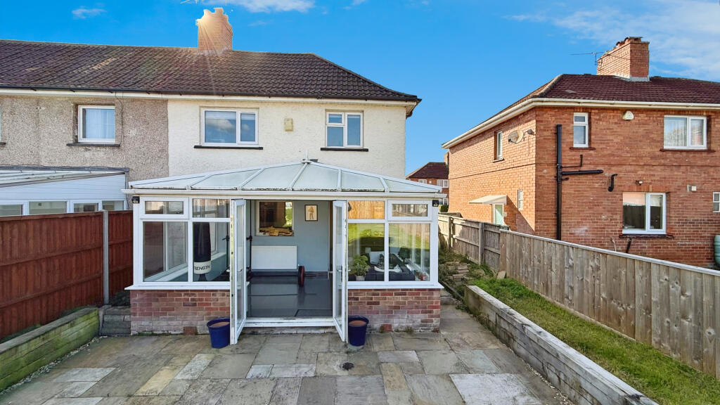 Rear of the property