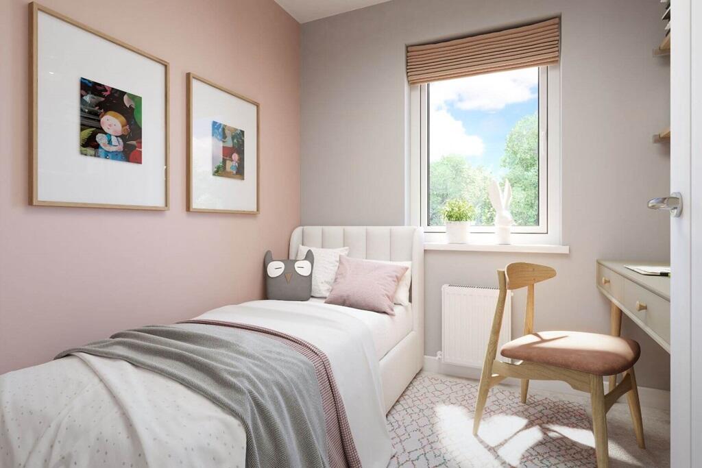 Create a home office or extra bedroom with bed 4