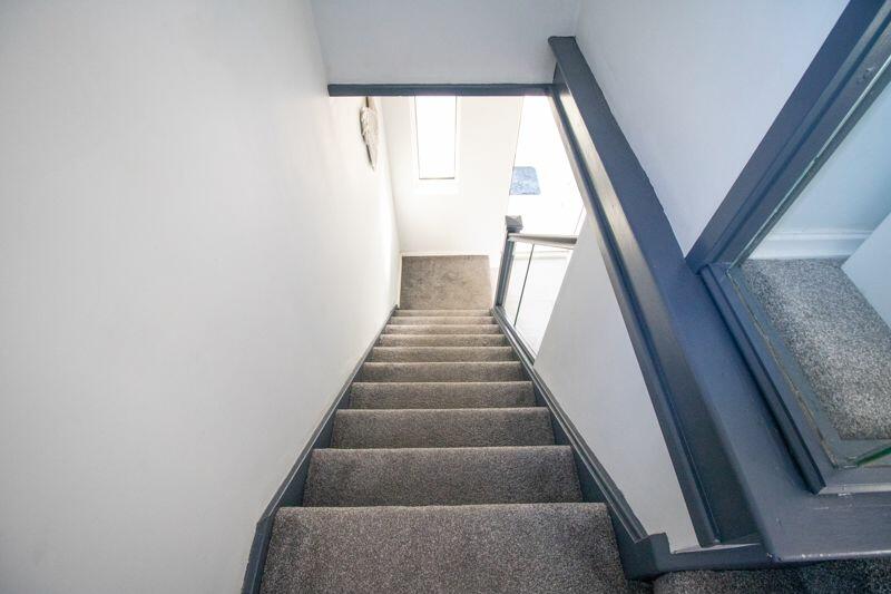 Stairwell to the upper floor