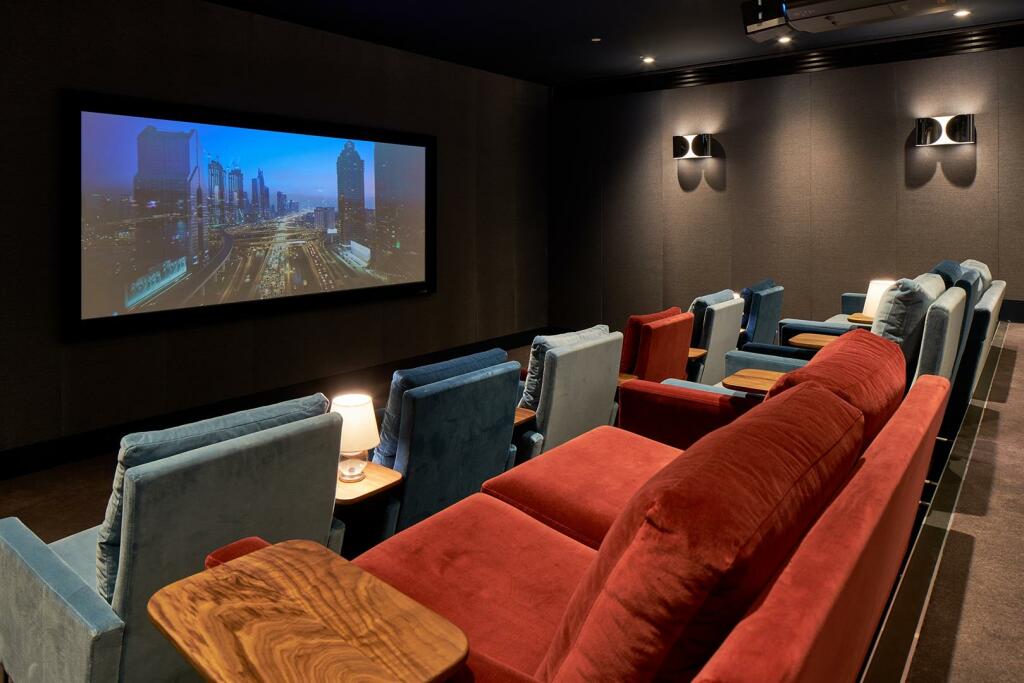 Residents cinema room