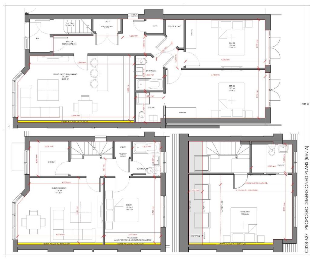 Plans for 2 flats permission granted 15184340-1 (1