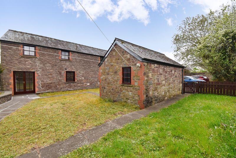Rear elevation and garden