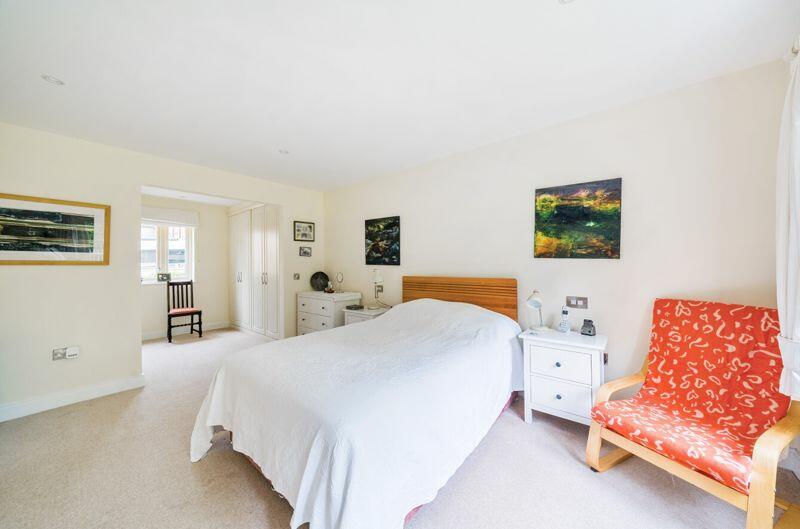 Master bedroom with fitted wardrobes