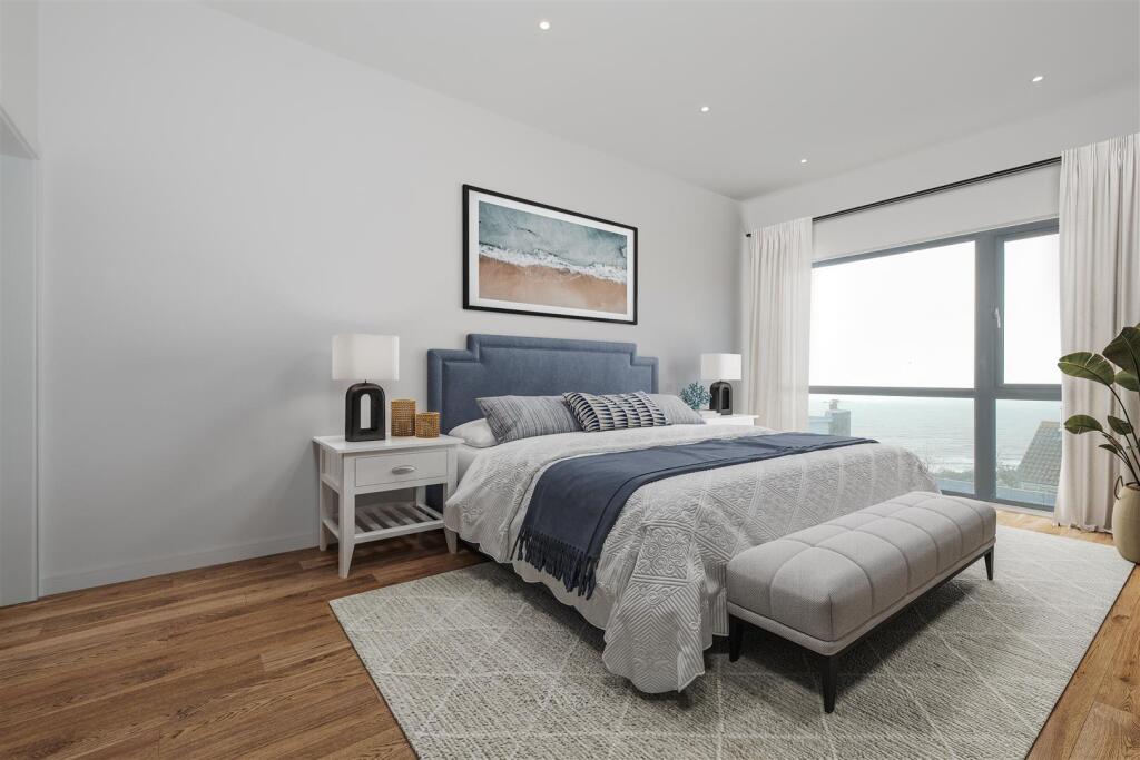 5 - bedroom furniture_ wall picture and oak floori
