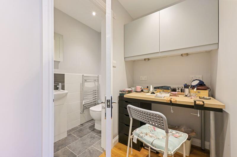 Desk Area Leading to Shower Room