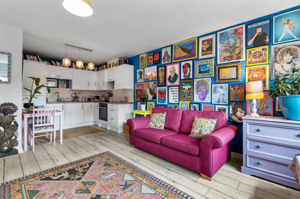 Open plan living kitchen