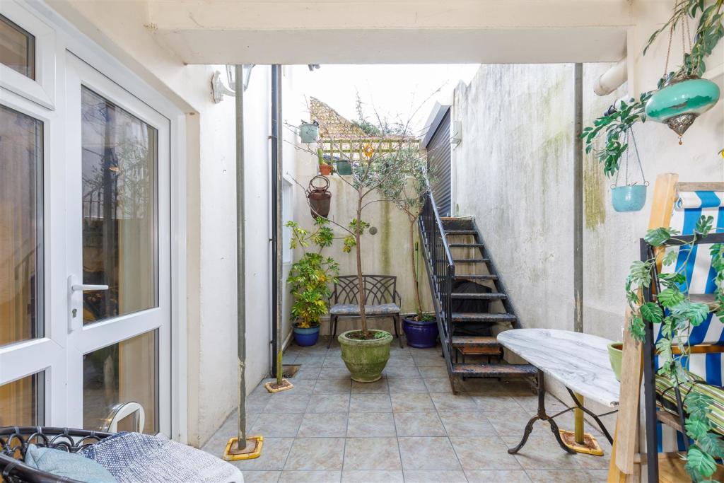 Outdoor patio area
