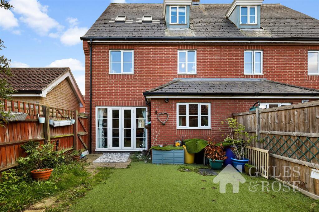 Rear of property