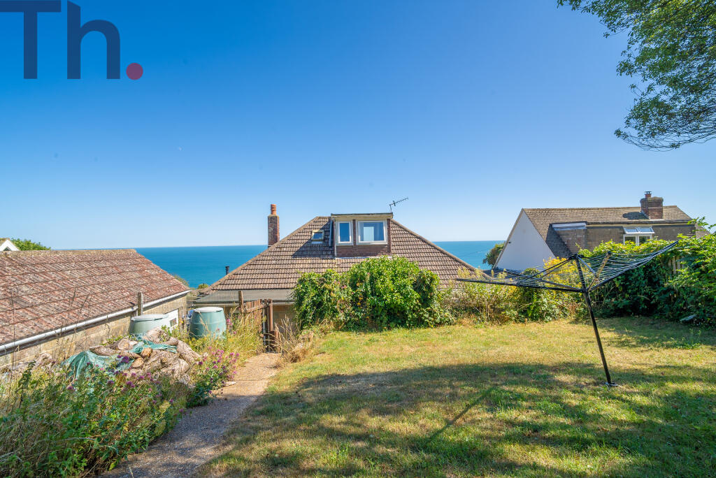 Rear Garden with Sea Views