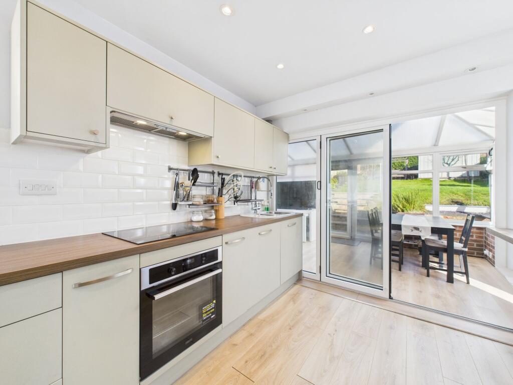 Kitchen Area into Patio