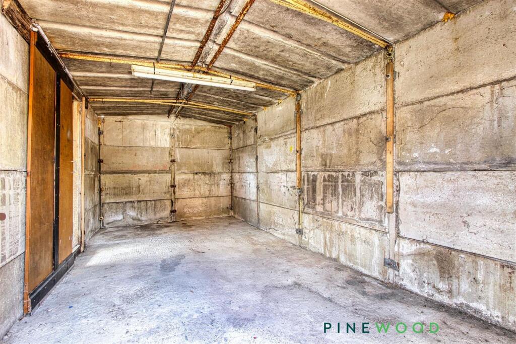 rear garden - shed/store