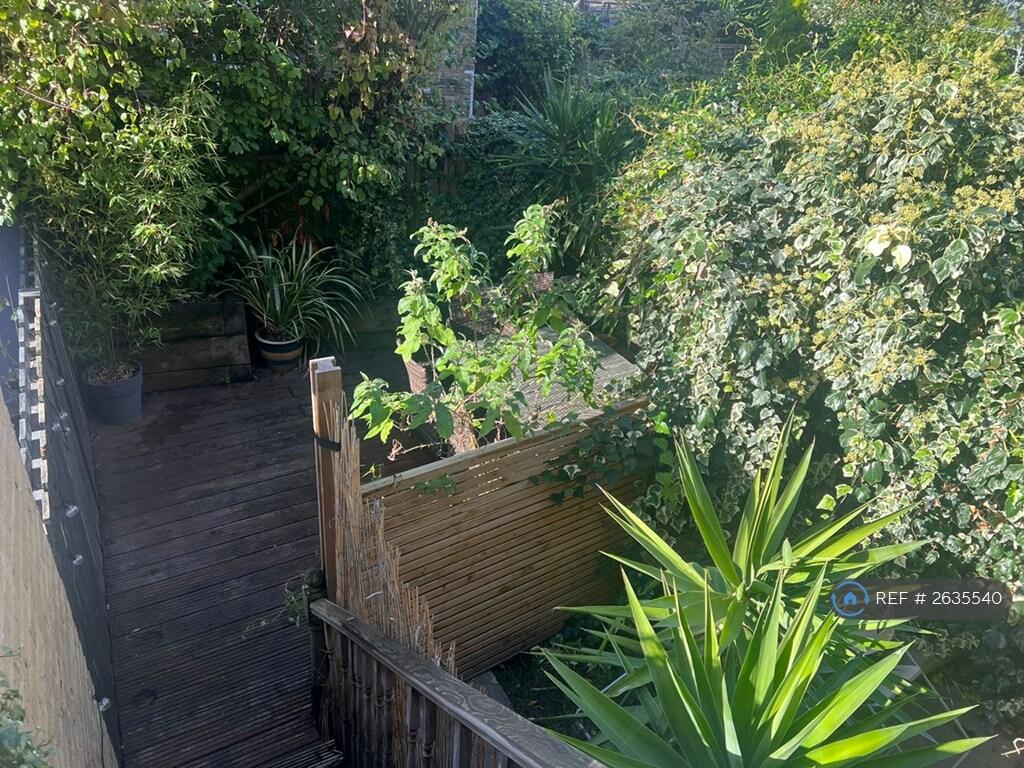 View From The Balcony To The Private Garden