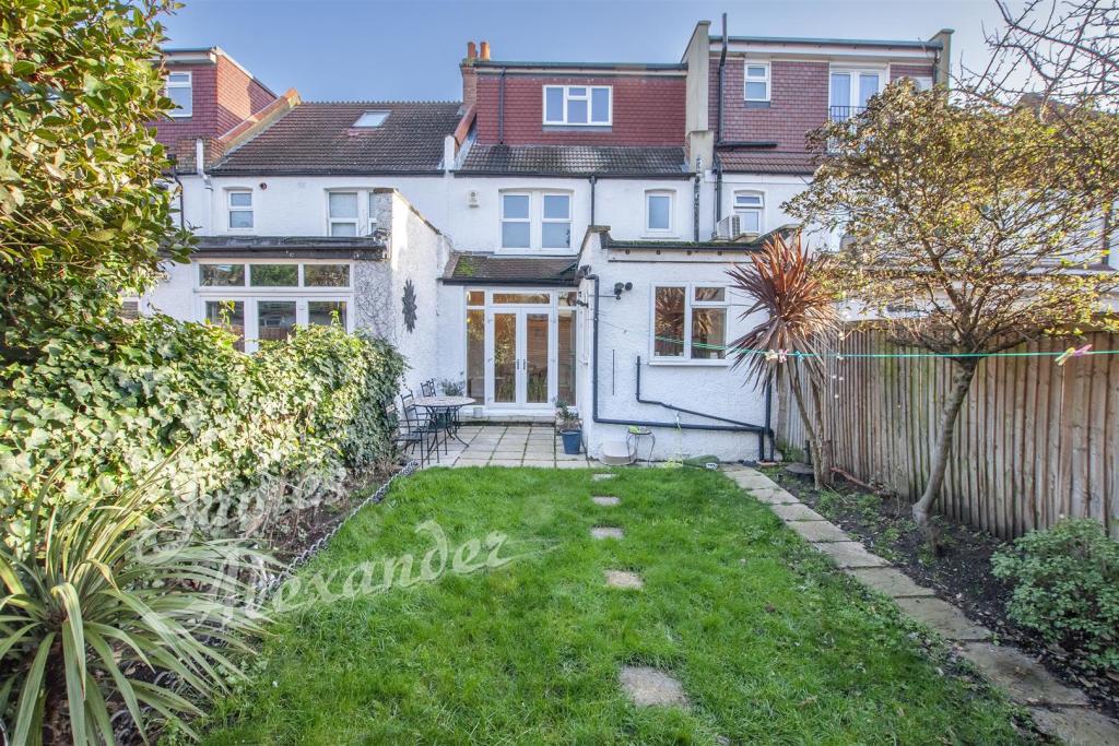 Rear of property