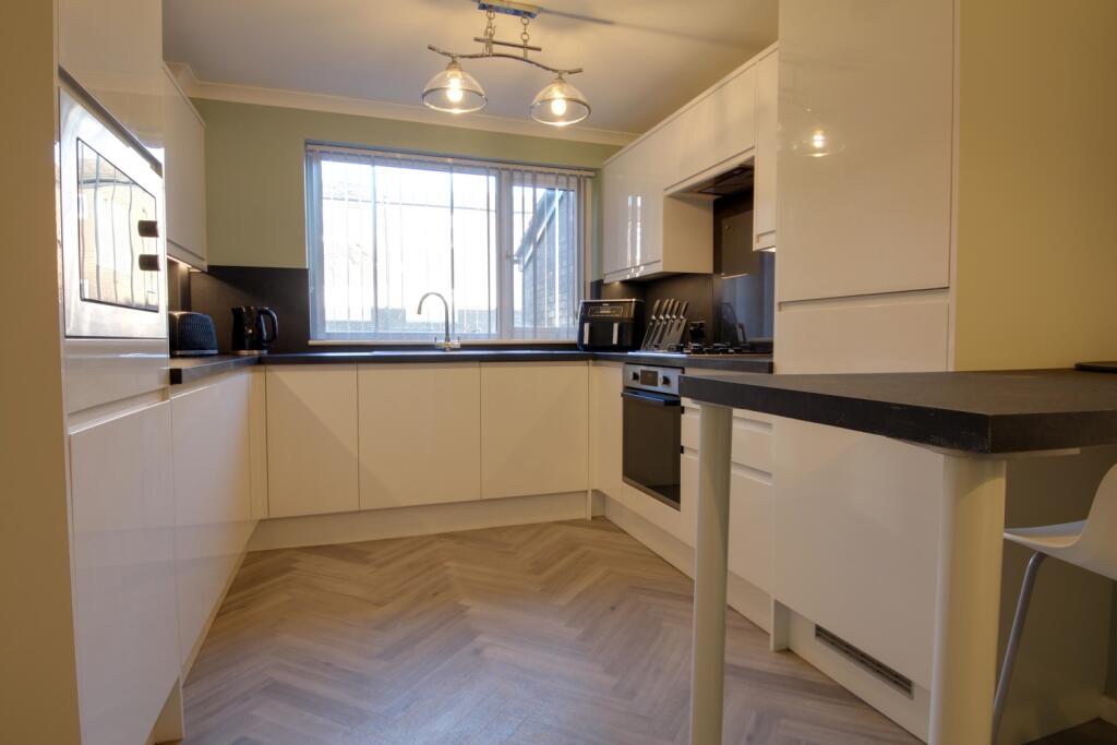 Kitchen area of the Open Plan Kitchen Diner