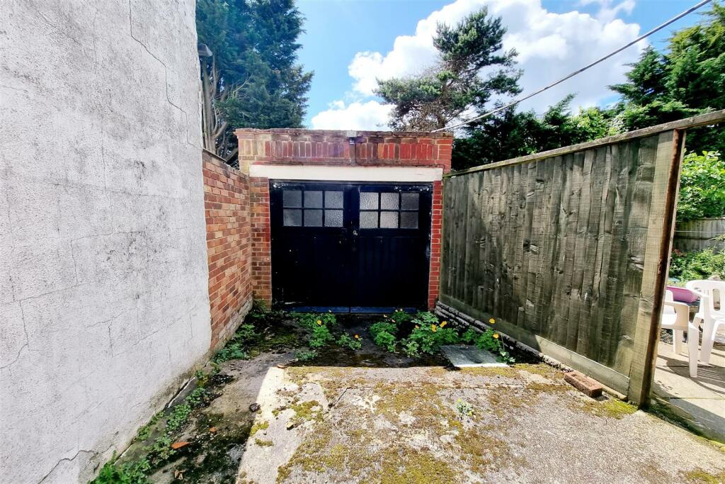 GARAGE - SET BACK WITH OWN DRIVE