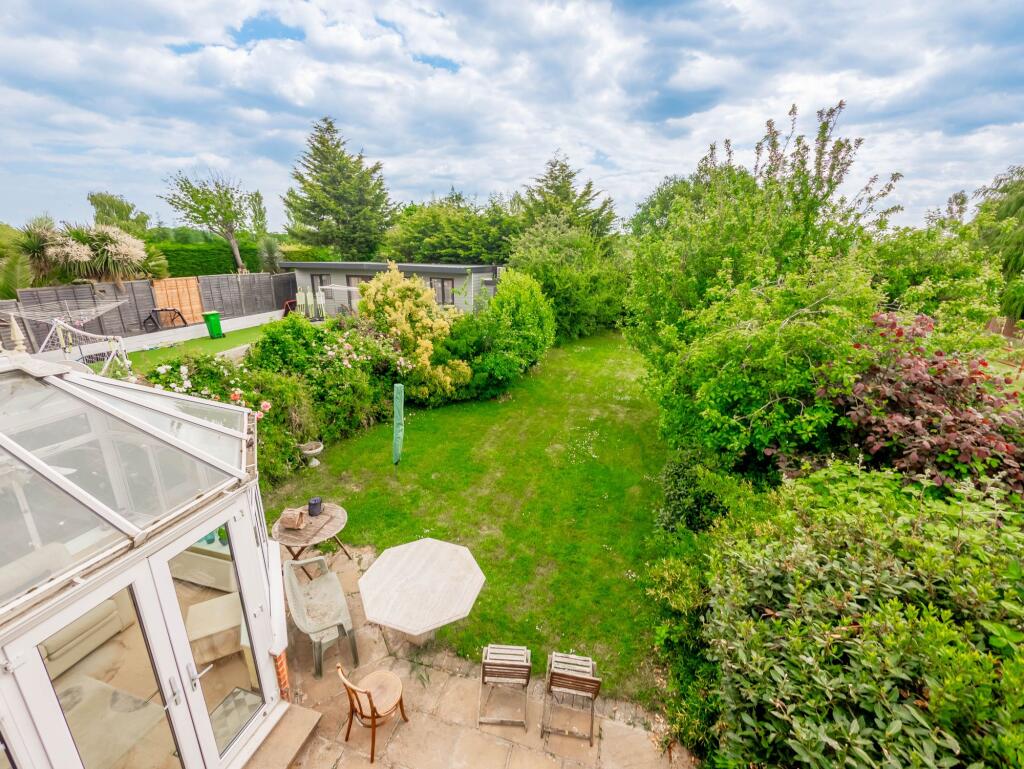Rear Garden Irregular shaped approx 85' (25.91m)