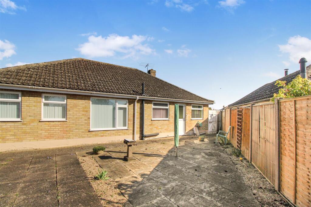 Rear of property