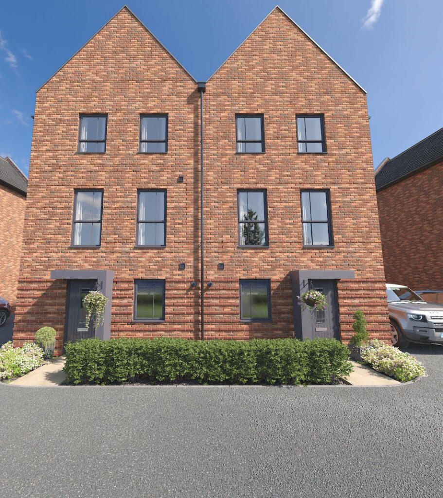 Computer generated image of the Grange semi detached home