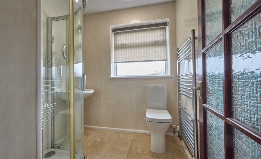 Re fitted shower room to side