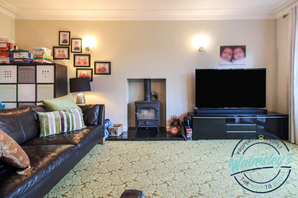 Rear sitting room with patio doors to garden