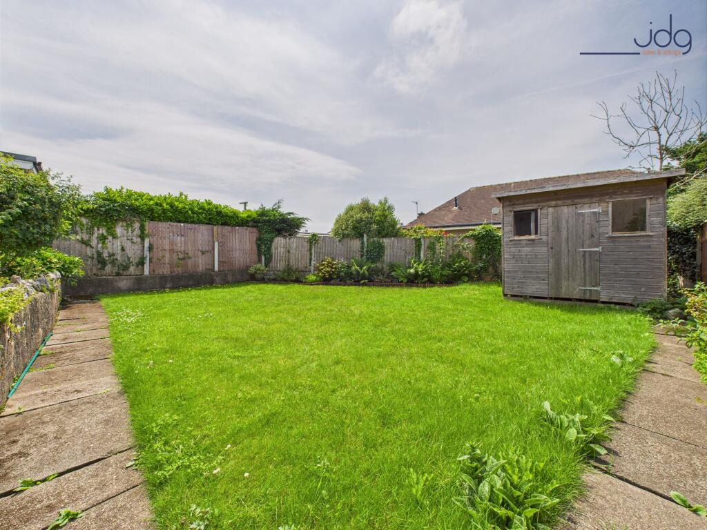 Spacious Garden at the rear of the property
