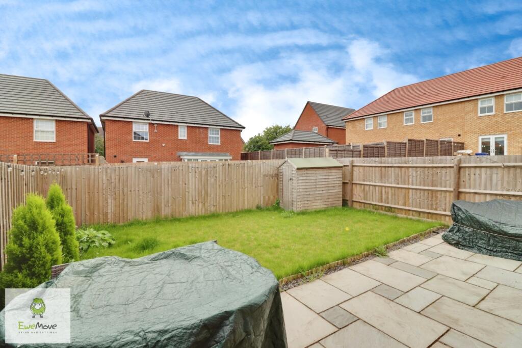 Back garden - - EweMove Cannock