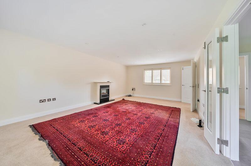 Living/dining room through to kitchen