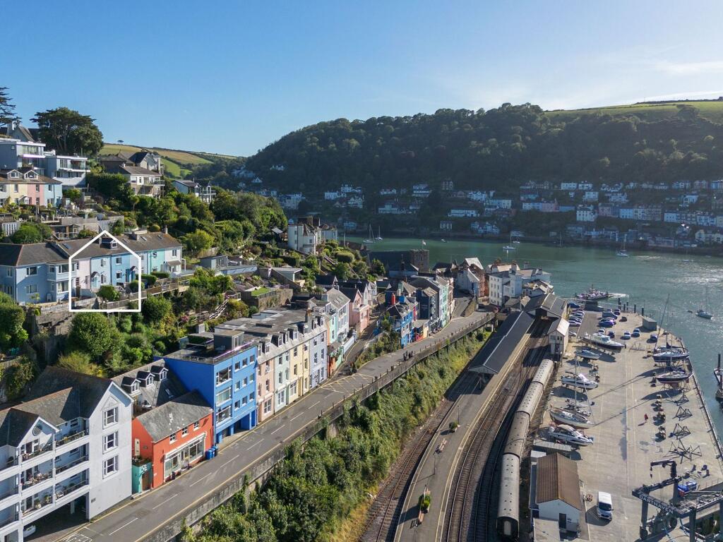 The Boathouse, drone shot