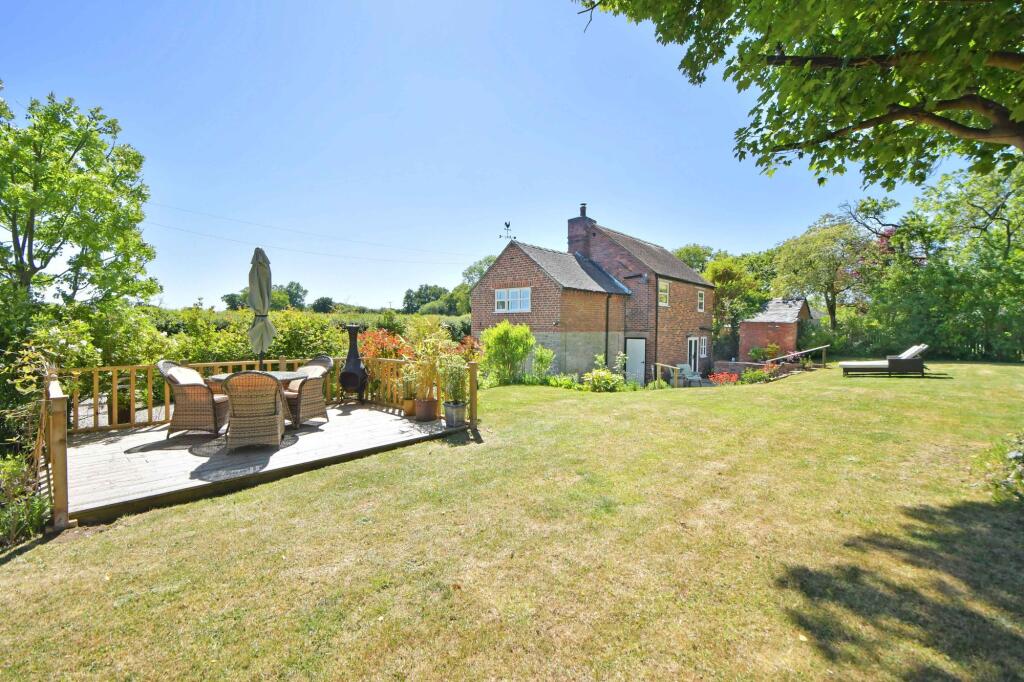 Garden towards cottage