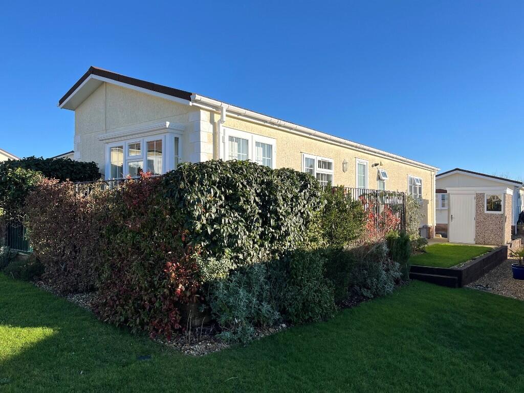 Rear of property