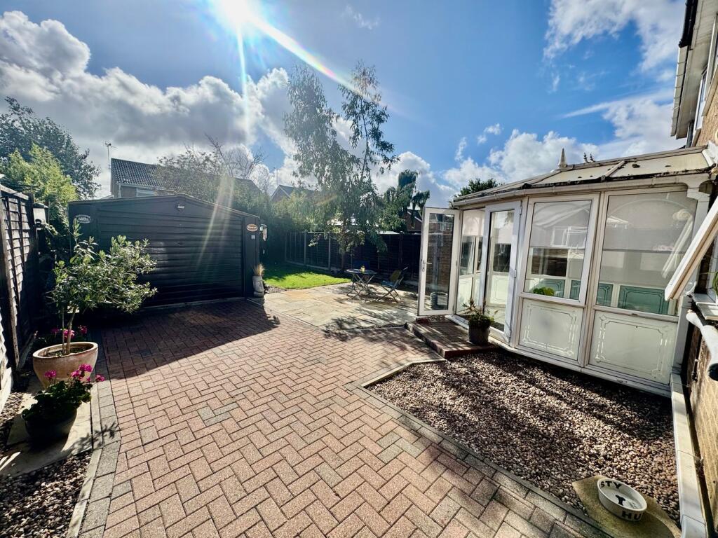 Block paving and Garage