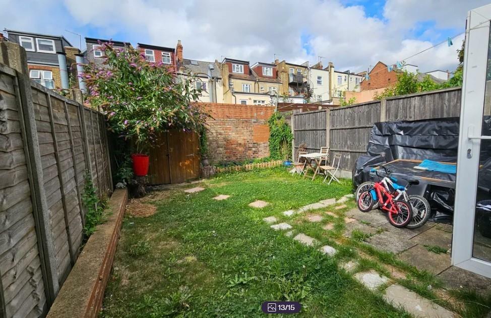 Private rear garden