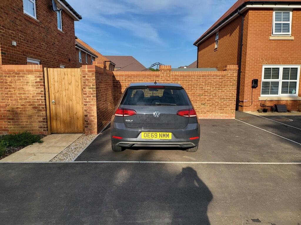 Allocated parking...