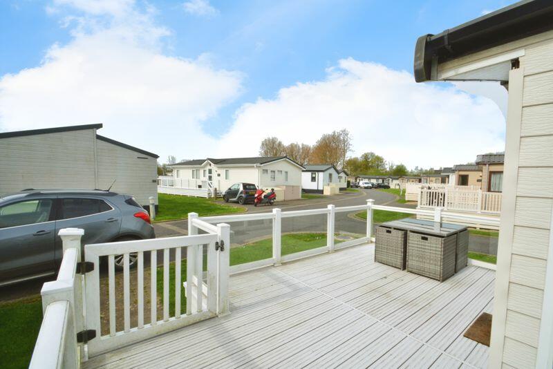 View from decking