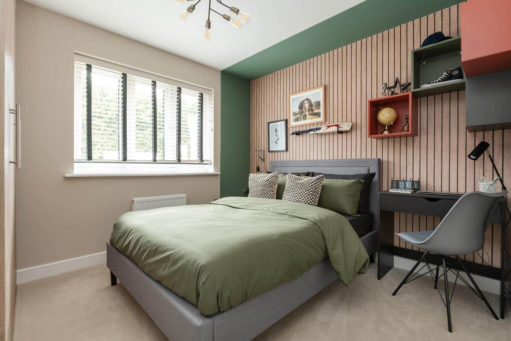 A second double bedroom is perfect for older children or guests