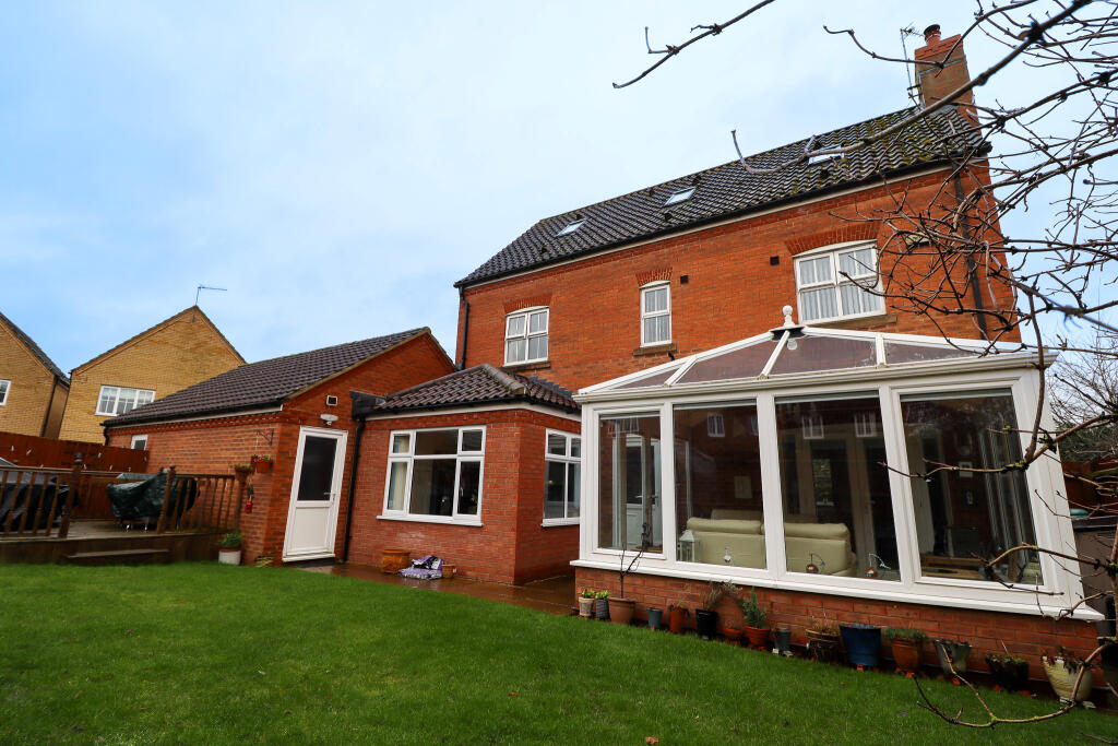 Rear of house