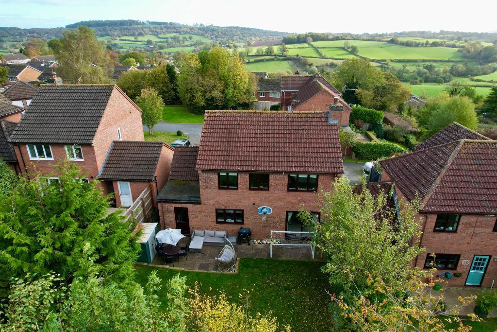 Aerial shot showing surrounding area