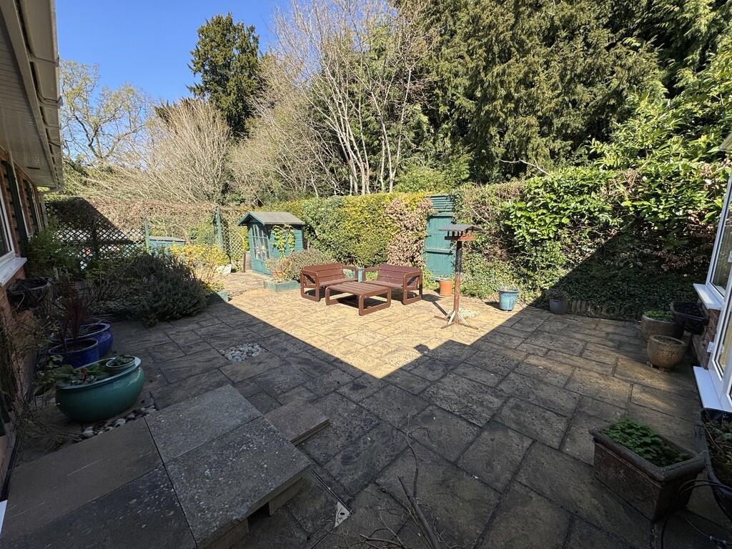 Rear patio area f...