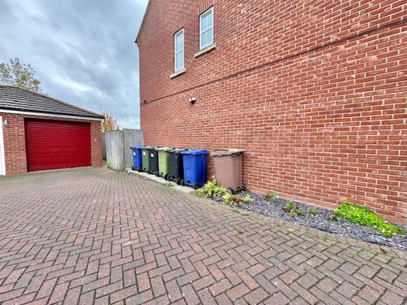 Parking and garage plus bin storage