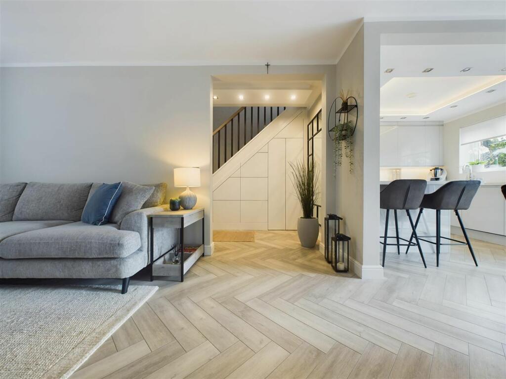 Lounge into Kitchen Area