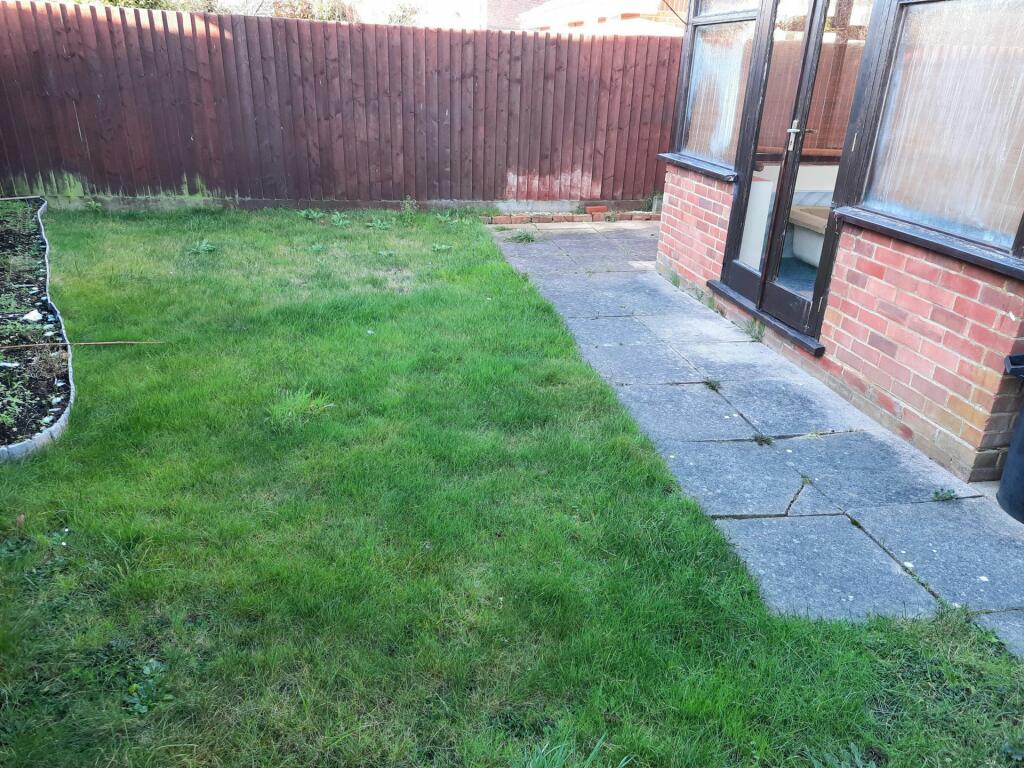 Rear garden