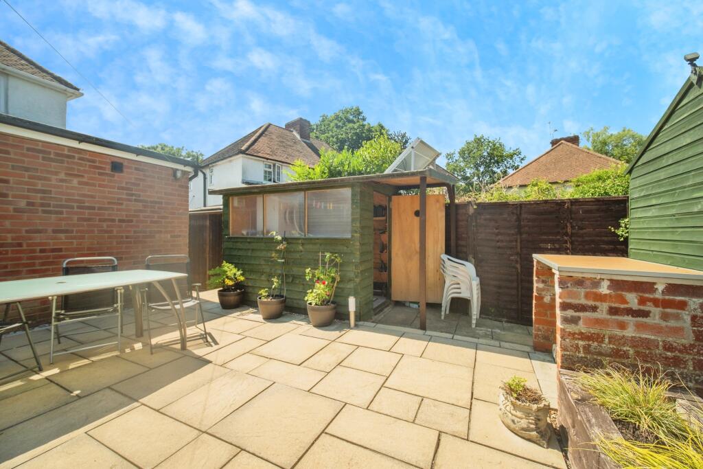 Patio and utility room