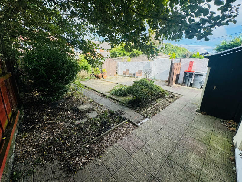Rear of Property