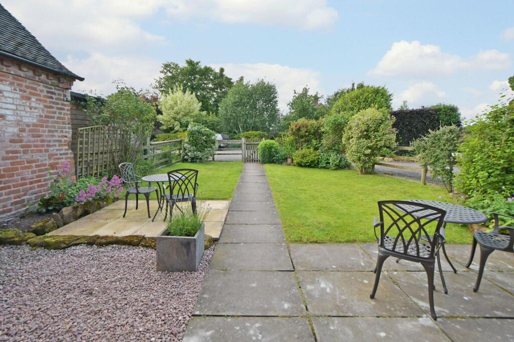 Rear garden