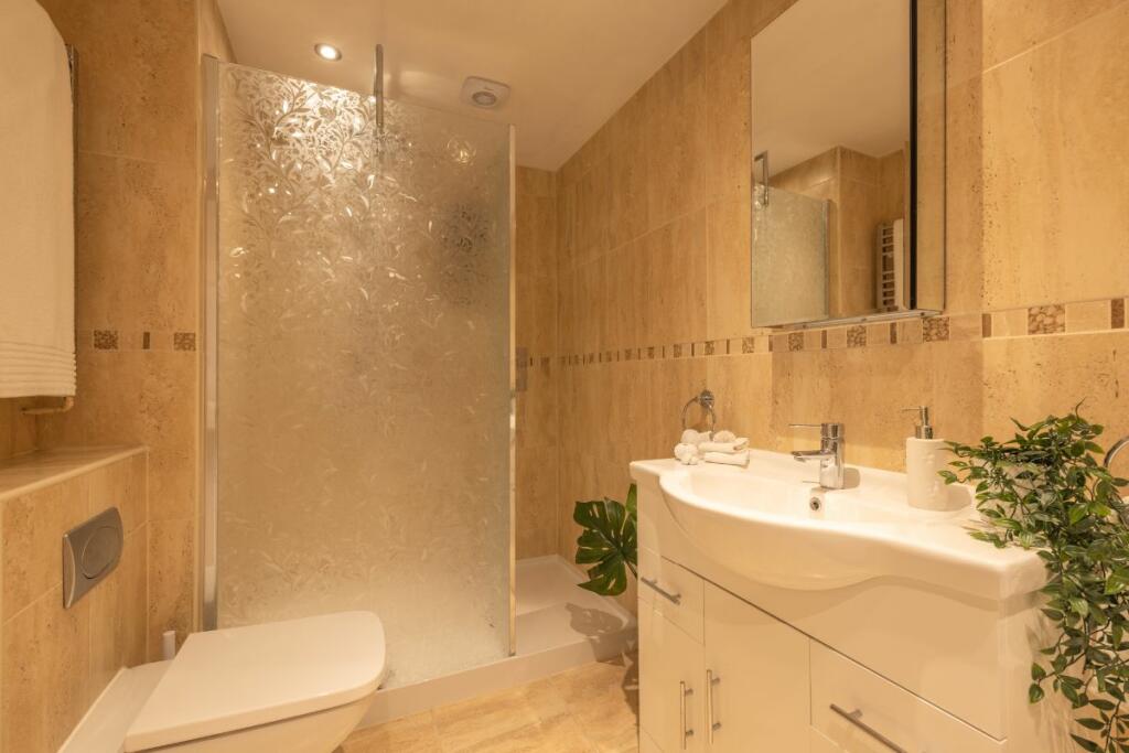 Owner's flat ensuite - shower side
