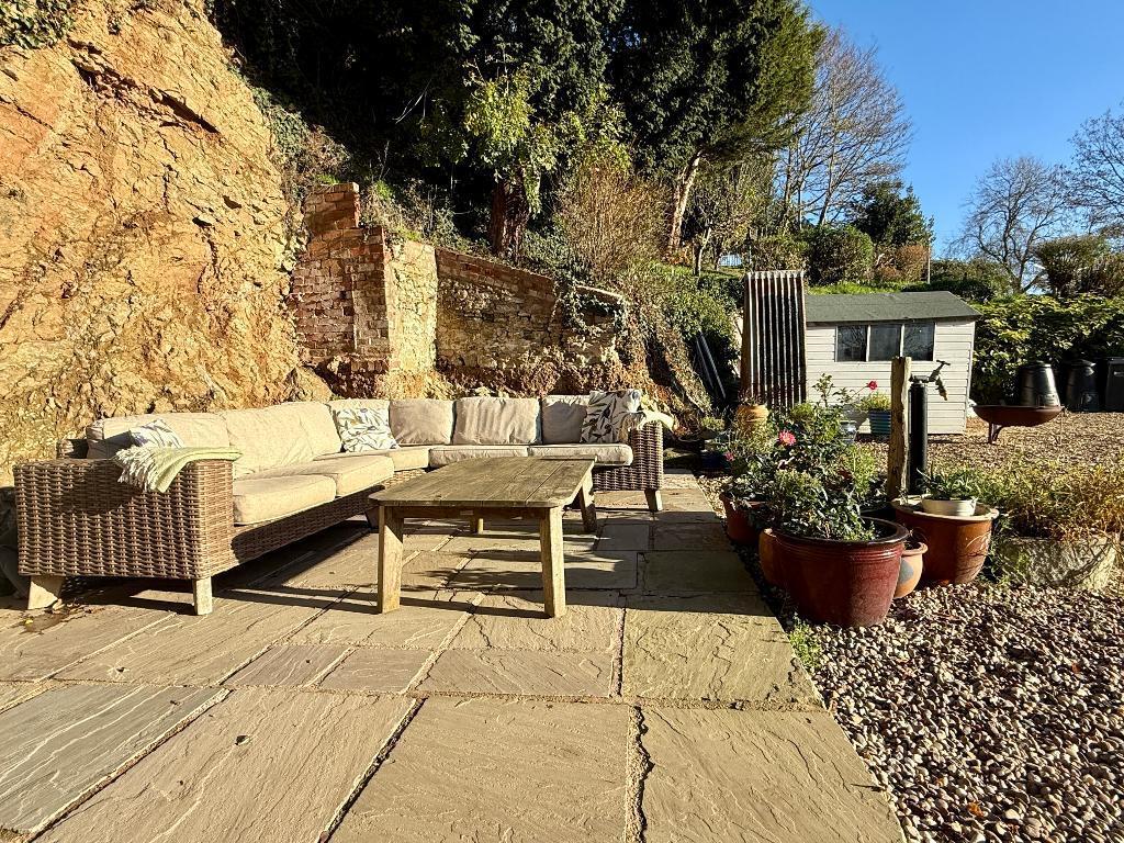 Sun filled seating area